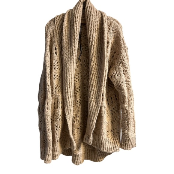 Anthropologie Plenty by Tracy Reese Wool and Mohair blend chunky cardigan NWOT - Picture 2 of 7